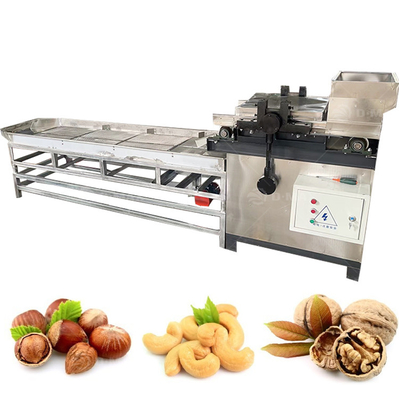 Nueces picadas almendras trituradora de cacahuetes concha de palmera de la palma del núcleo de la galleta y separado triturador máquina de corte