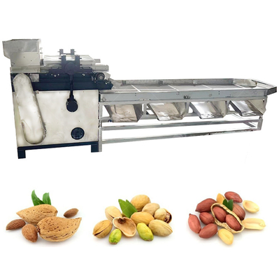 Nueces picadas almendras trituradora de cacahuetes concha de palmera de la palma del núcleo de la galleta y separado triturador máquina de corte