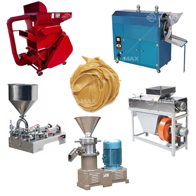 Máquina de fabricación de mantequilla de maní de alta producción para la línea de producción de pasta de avellana de maní