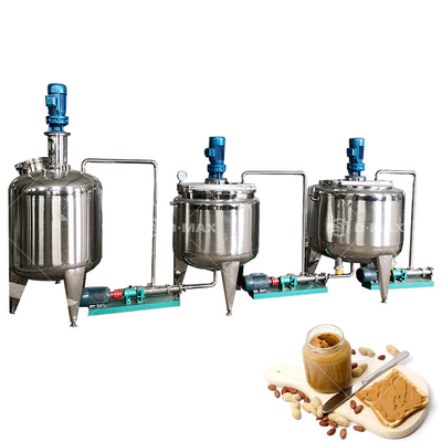 Equipo de producción de mermelada de nueces Máquina avanzada de producción de pasta de oliva para mantequilla de maní