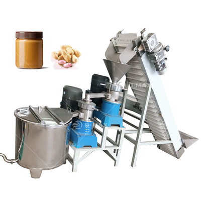 Equipo de producción de mermelada de nueces Máquina avanzada de producción de pasta de oliva para mantequilla de maní