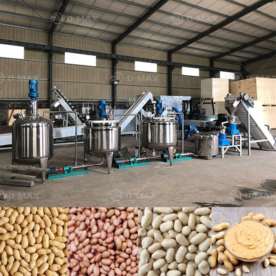Venta de fin de año Línea de producción de mantequilla de maní y máquina relacionada para sus necesidades comerciales