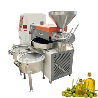 Máquina de extracción de aceite con prensa de semillas de uva espiral de palma de anacardos con tensión de 380V