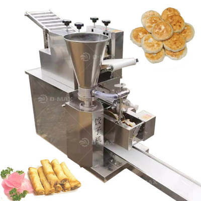 Voltado 220v de acero inoxidable automático de resorte de rodillo Patti Empanada Samosa máquina de fabricación