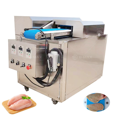 Maquina de cortar pecho de pollo de acero inoxidable de 78 kg de pequeña capacidad para cortar carne fresca
