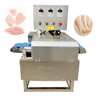 Maquina de cortar pecho de pollo de acero inoxidable de 78 kg de pequeña capacidad para cortar carne fresca