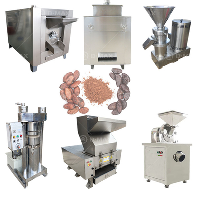 0Máquina de procesamiento de granos de cacao de 75 kW para la producción de chocolate líquido y cacao en polvo