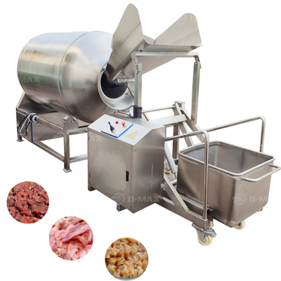 Masajeado con vacío para tumbler de camarón de múltiples funciones Tanque de mezcla de pollo/jamón/cerdo/carne de res