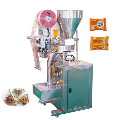 Máquina de embalaje de granos de salsa, pasta y palomitas de maíz para bolsas tamaño L 30-200mm, ancho 30-320mm