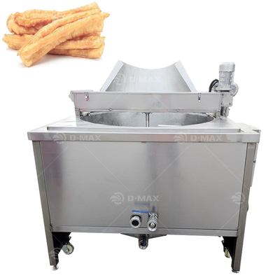 Línea de procesamiento de freír Máquina de freír por lotes de control de temperatura para alta productividad