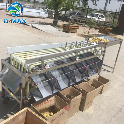 Máquina de clasificación de diámetro multifuncional para clasificar las frutas y verduras de manera eficiente