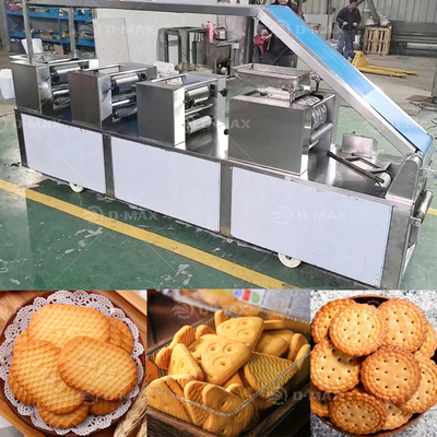 Línea de producción totalmente automatizada para la venta de máquinas de procesamiento de galletas y galletas