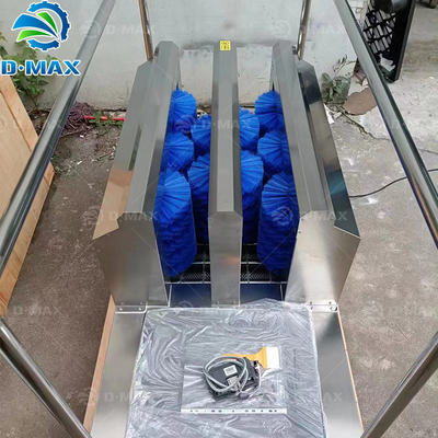 Máquina de lavado de botas de doble canal con agua de pulverización para la limpieza de botas de alta capacidad