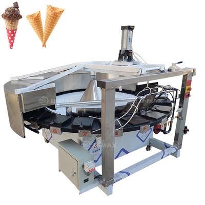 Máquina de hacer bocadillos fácil de operar para rollos de huevo de taza de gofres y galletas de gofres blandas