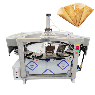 Máquina de hacer bocadillos fácil de operar para rollos de huevo de taza de gofres y galletas de gofres blandas