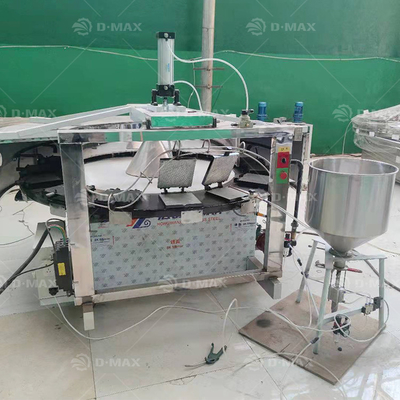 Máquina de hacer bocadillos fácil de operar para rollos de huevo de taza de gofres y galletas de gofres blandas