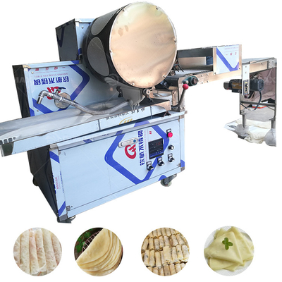 Chapati Popiah Piel Spring Roll Piel Dosa Injera máquina de fabricación de envío de mar aire