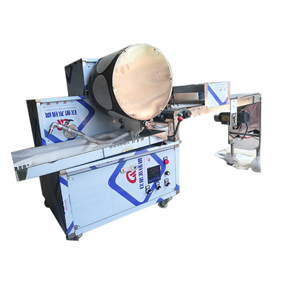 Voltado automático 380v Pancake Chapati Spring Roll Wrapper Egg Roll Machine para hacer la piel