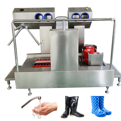 Lavadora de botas con esterilizador de mano