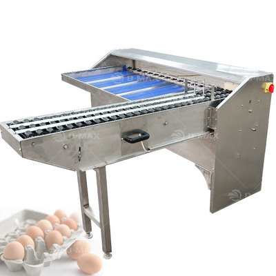 Máquina de clasificación de huevos precisa con una capacidad de 5400 huevos por hora y fácil de operar
