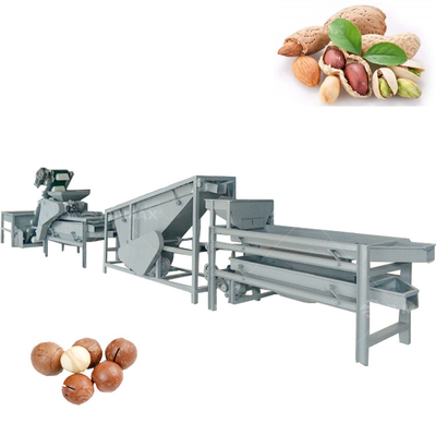 Fabricación de máquina de fracturado de núcleo de palma con función de separación de núcleo de cáscara de almendra
