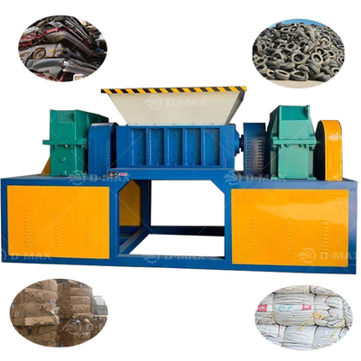 Contenedores de aluminio triturador de chatarra de metal triturador de doble eje con características multifuncionales
