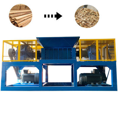 Contenedores de aluminio triturador de chatarra de metal triturador de doble eje con características multifuncionales