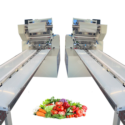 Máquina de embalaje de bolsas de almohada de flujo de peso de 800 kg para pan de galletas horizontales