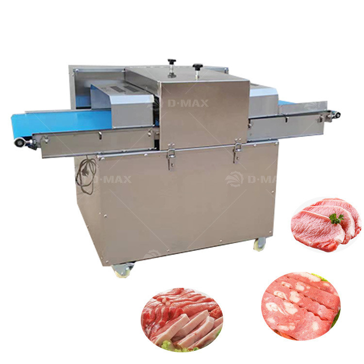 Cortador eléctrico de pecho de pollo de cinturón de ancho de 40 cm para procesar carne de res y carne de pato