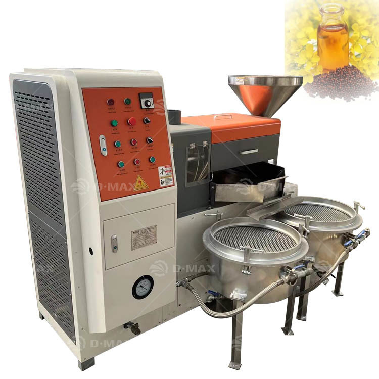 Máquina de extracción de aceite con prensa de semillas de uva espiral de palma de anacardos con tensión de 380V