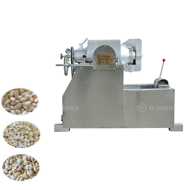 0.75kw Gran Bean Arroz de cacahuete máquina de hinchazón para la línea de producción de cereales de trigo de maíz hinchado