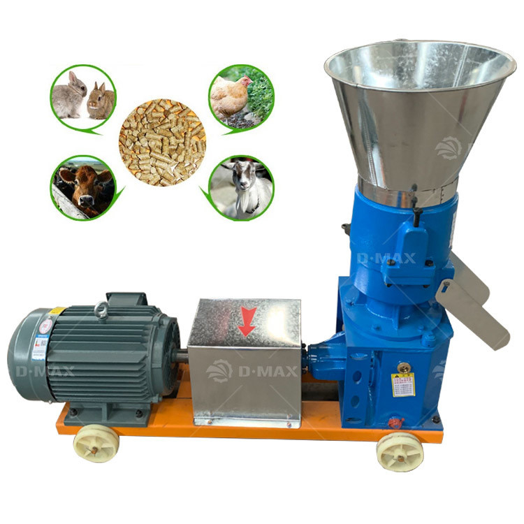 Máquina de pelletización de alimentos para aves de corral y aves de corral con tamaño de pellets ajustable
