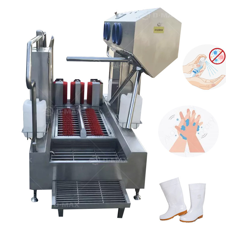 Proceso de limpieza de zapatos y suelas de botas Máquina de limpieza automática con peso de 380KG