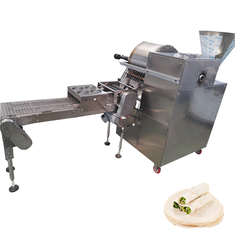 Voltado automático 380v Pancake Chapati Spring Roll Wrapper Egg Roll Machine para hacer la piel
