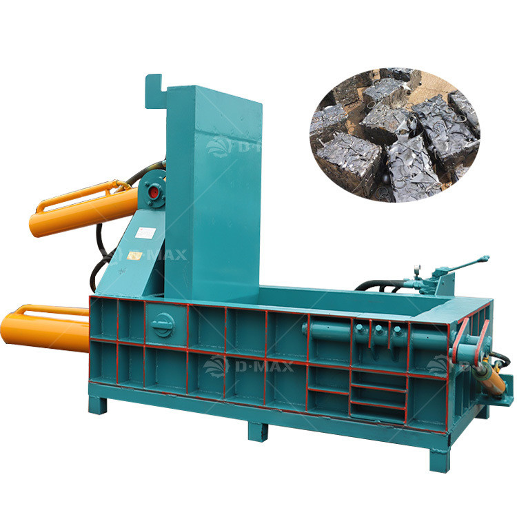 Compactor de chatarra de metal versátil y máquina de prensa de balerías Tamaño de la balera 190 * 190mm Peso 2000KG